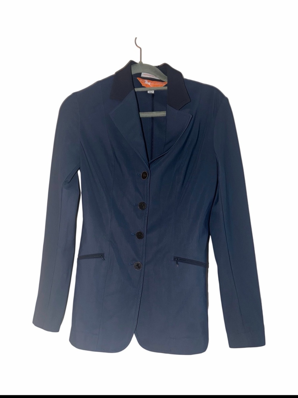 RJ classic Ladies Show Jacket Navy Equestrian Blazer sz 0R